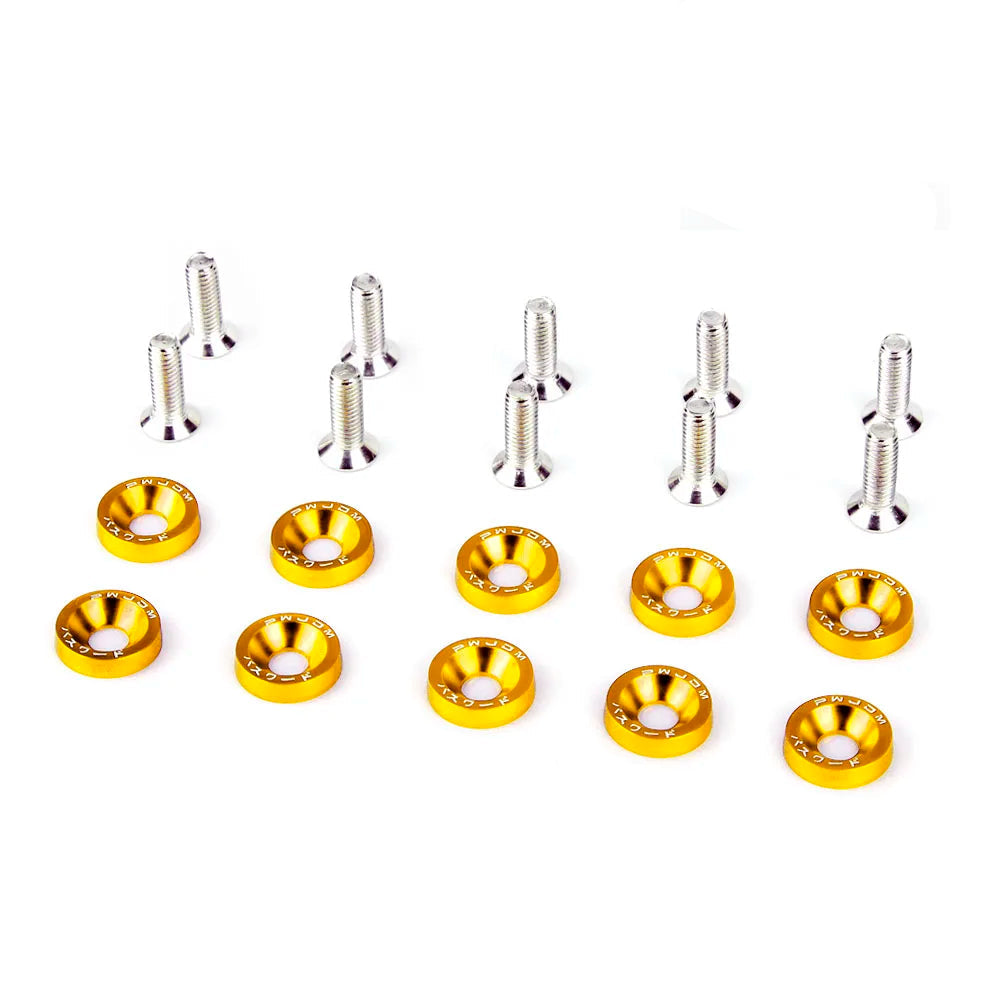 M6 Billet Aluminium Fasteners Set - 10 Pack