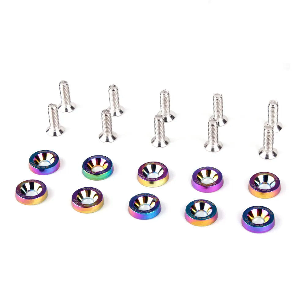 M6 Billet Aluminium Fasteners Set - 10 Pack