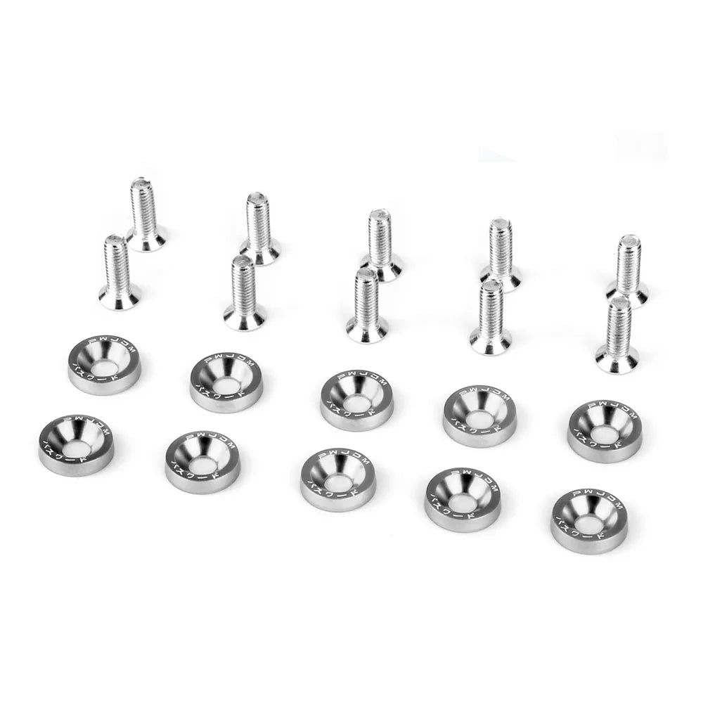 M6 Billet Aluminium Fasteners Set - 10 Pack