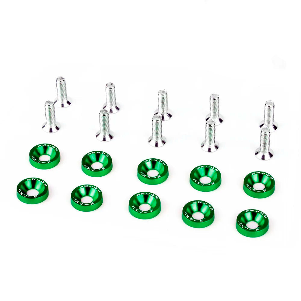 M6 Billet Aluminium Fasteners Set - 10 Pack