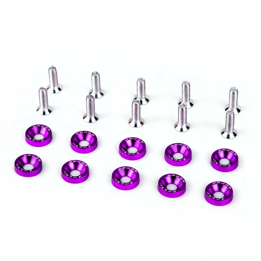 M6 Billet Aluminium Fasteners Set - 10 Pack