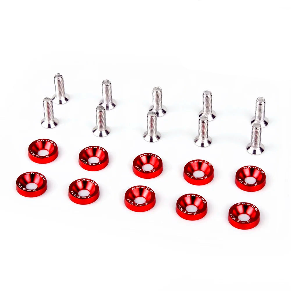 M6 Billet Aluminium Fasteners Set - 10 Pack