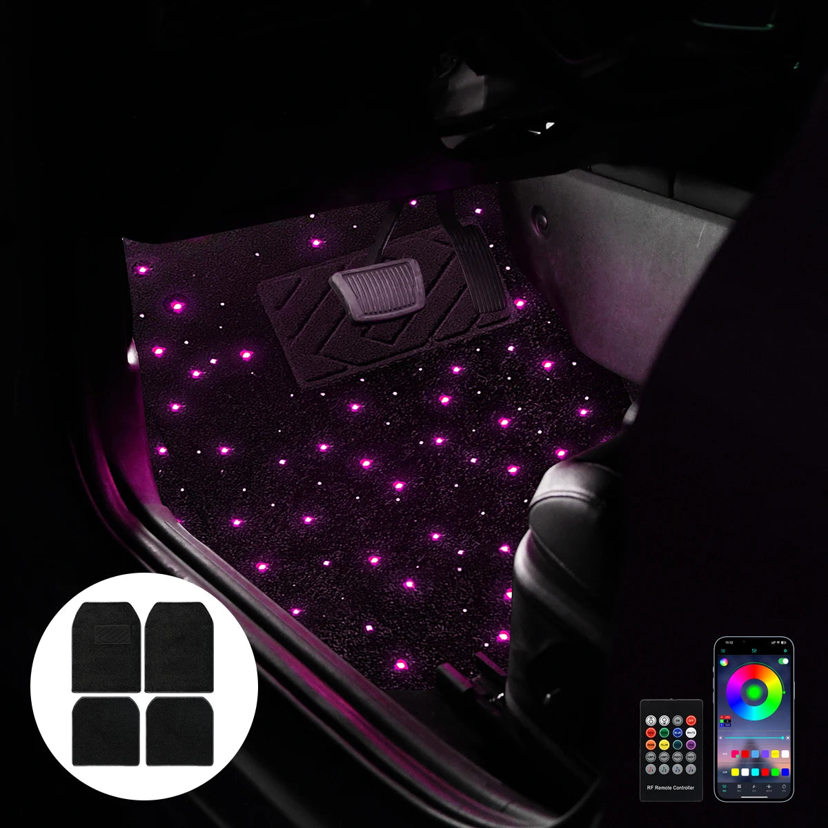 GalaxyGlow™ Starlight Floor Mats