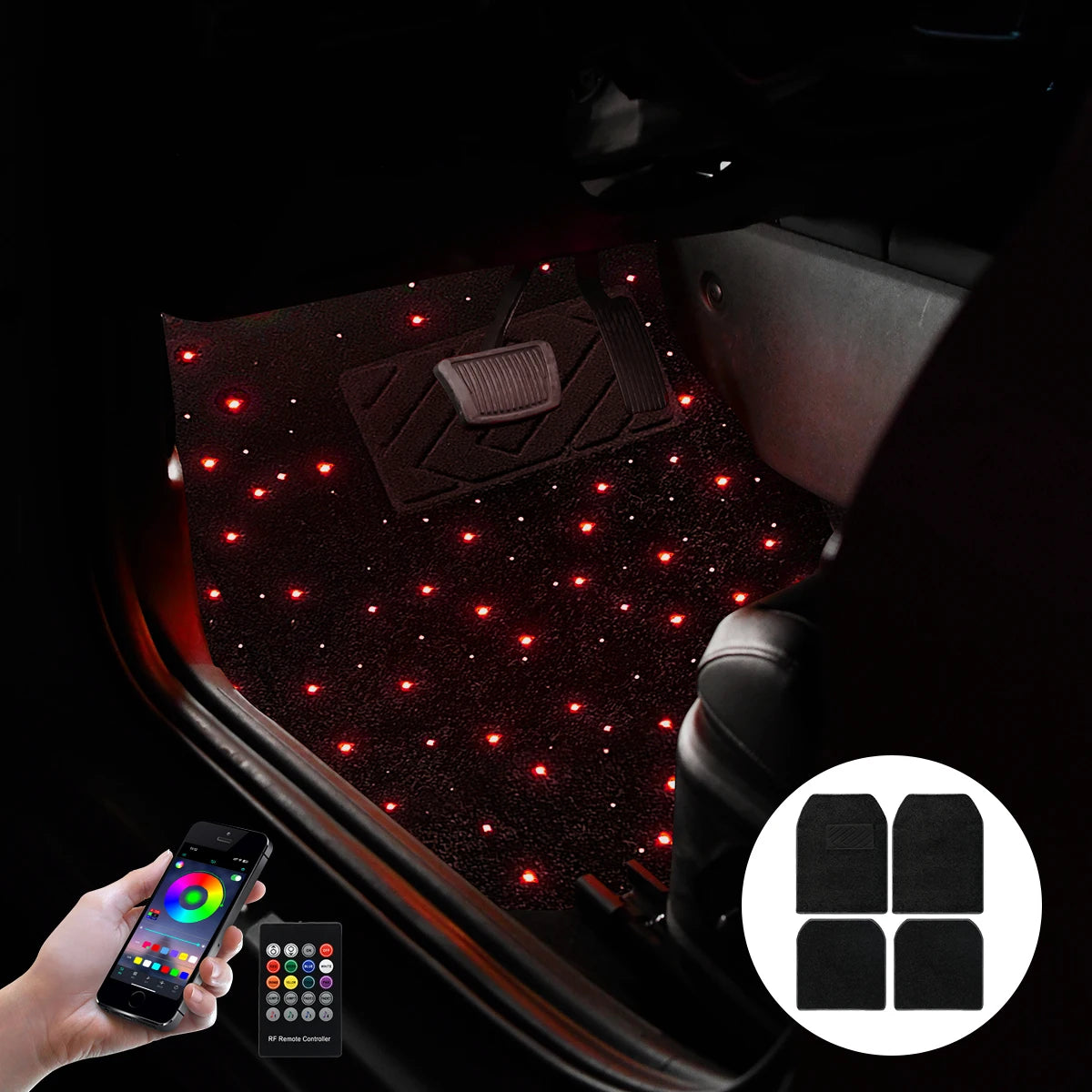 GalaxyGlow™ Starlight Floor Mats