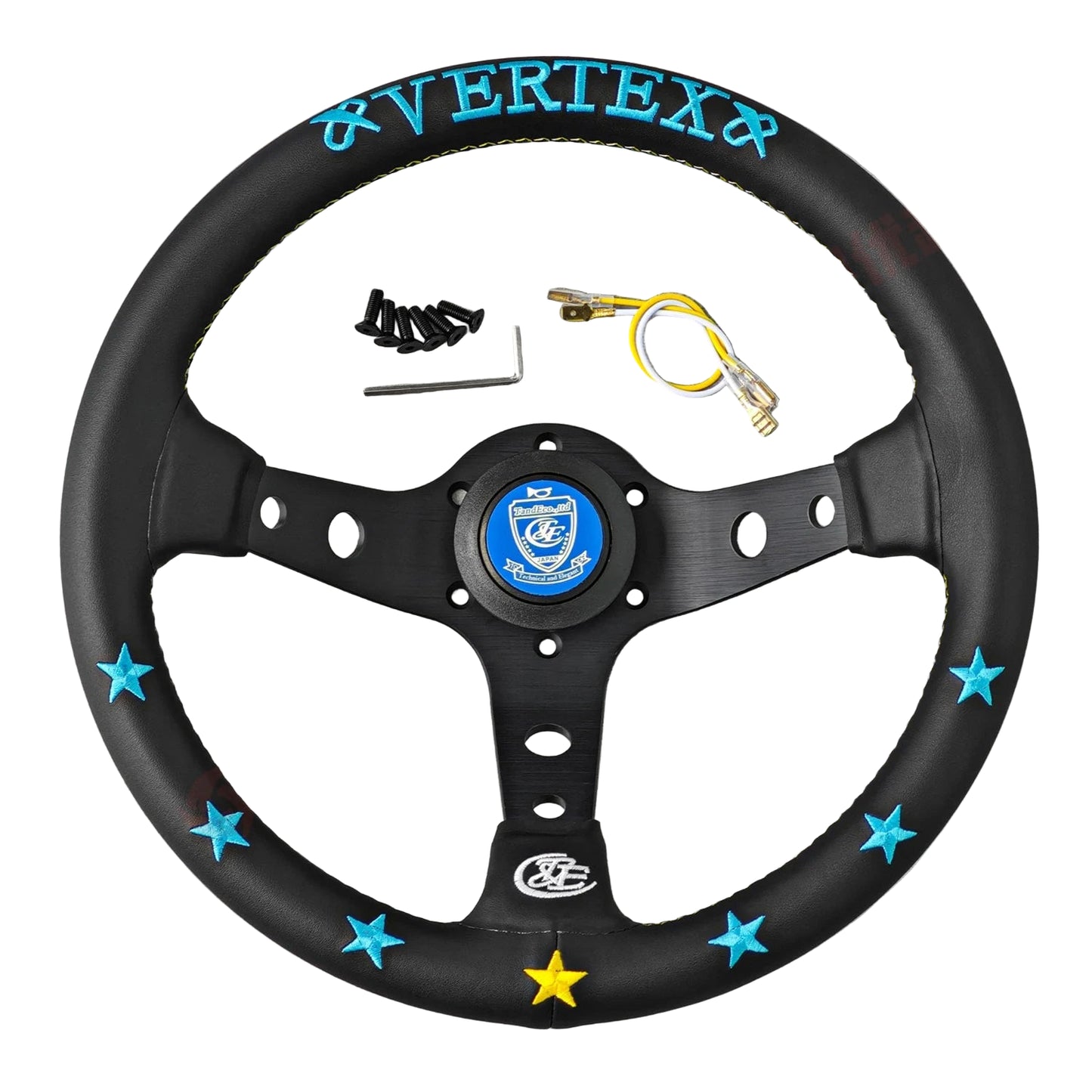 Vertex Stars Leather Steering Wheel