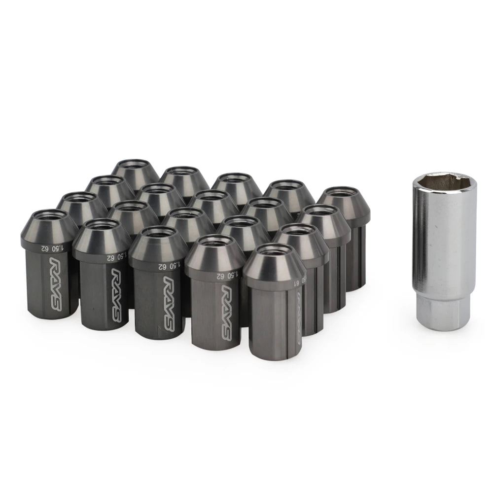 RAYS Aluminium Open Ended Wheel Nuts