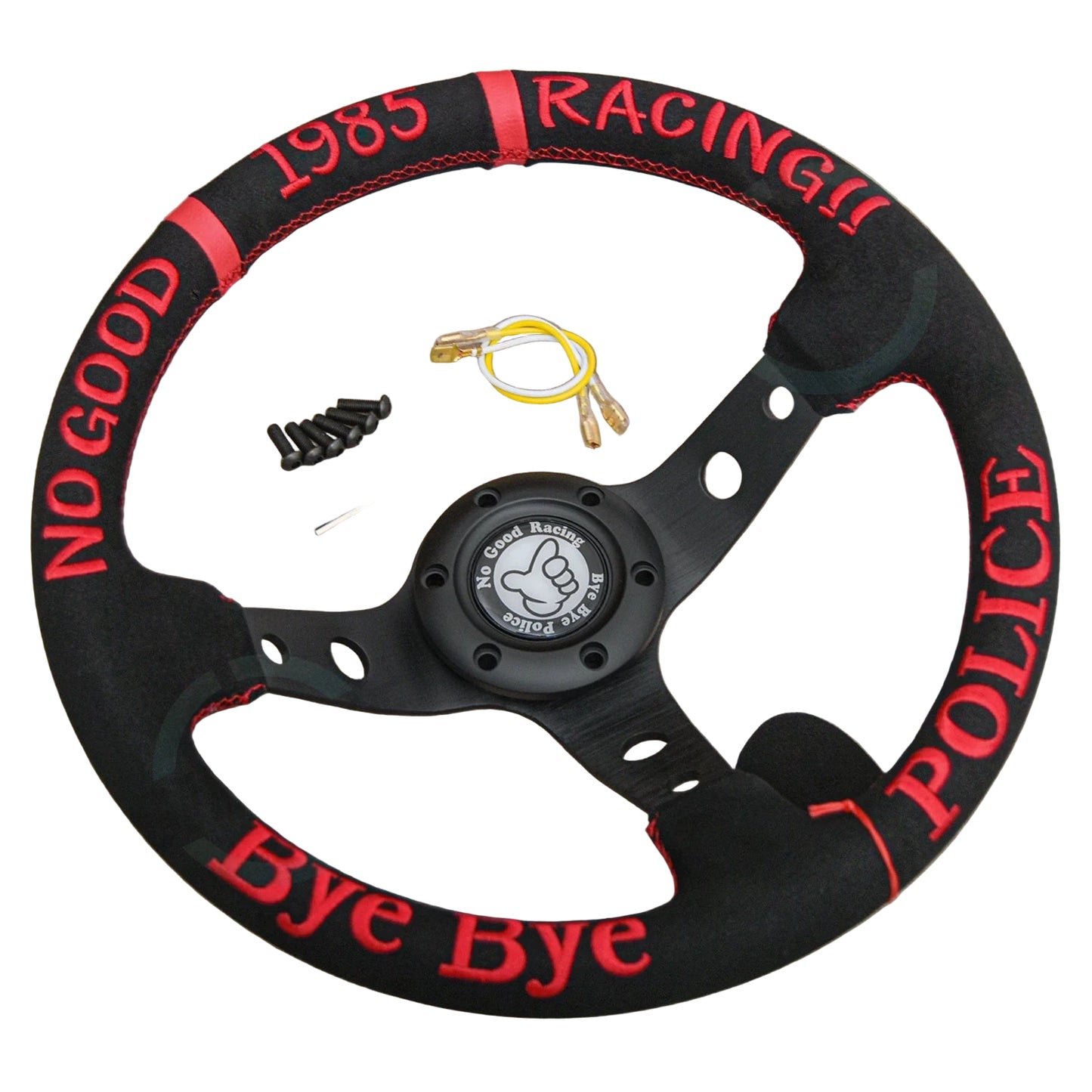 NO GOOD RACING 'Bye Bye Police' Steering Wheel