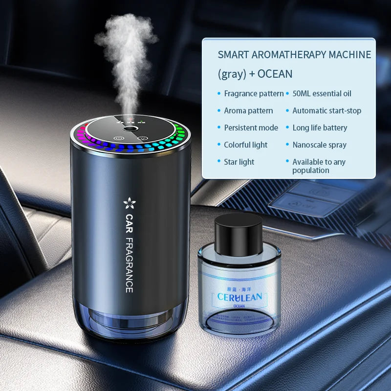 Smart Car Air Diffuser With Projective Star Light