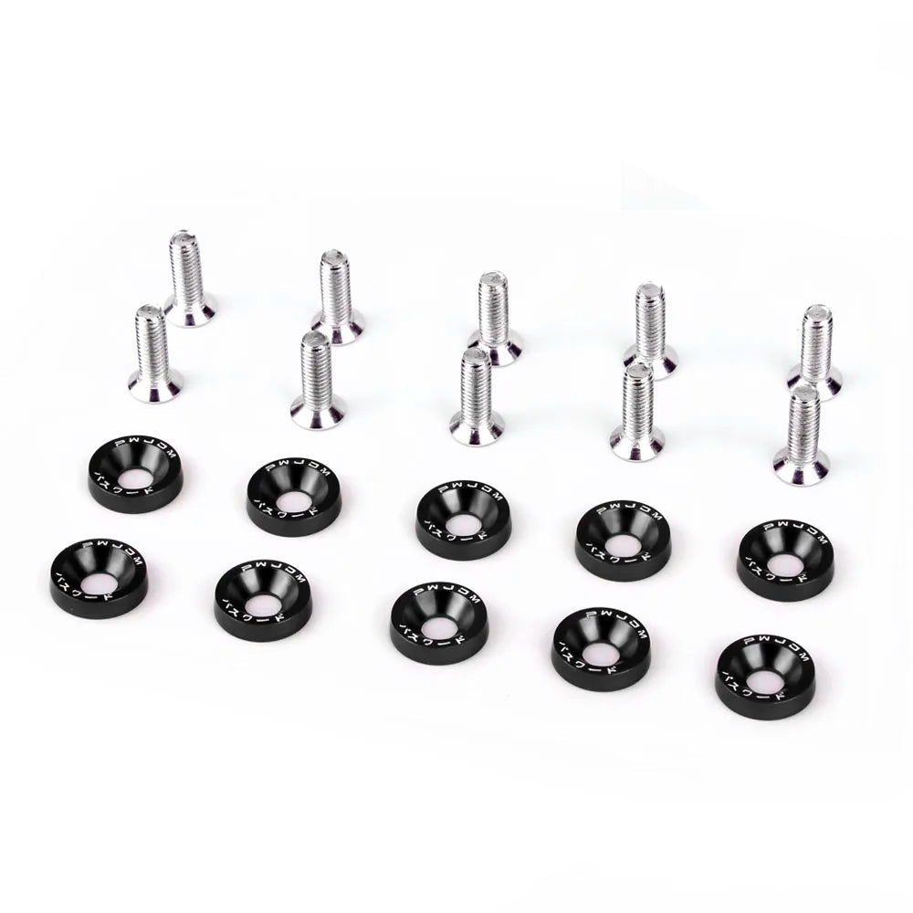 M6 Billet Aluminium Fasteners Set - 10 Pack
