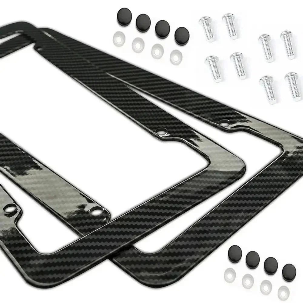 carbon fibre licence plate frames from our exterior collection