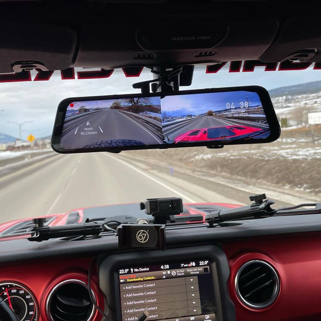 WOLFBOX G900 Pro Smart Mirror and Dash Cam 4K