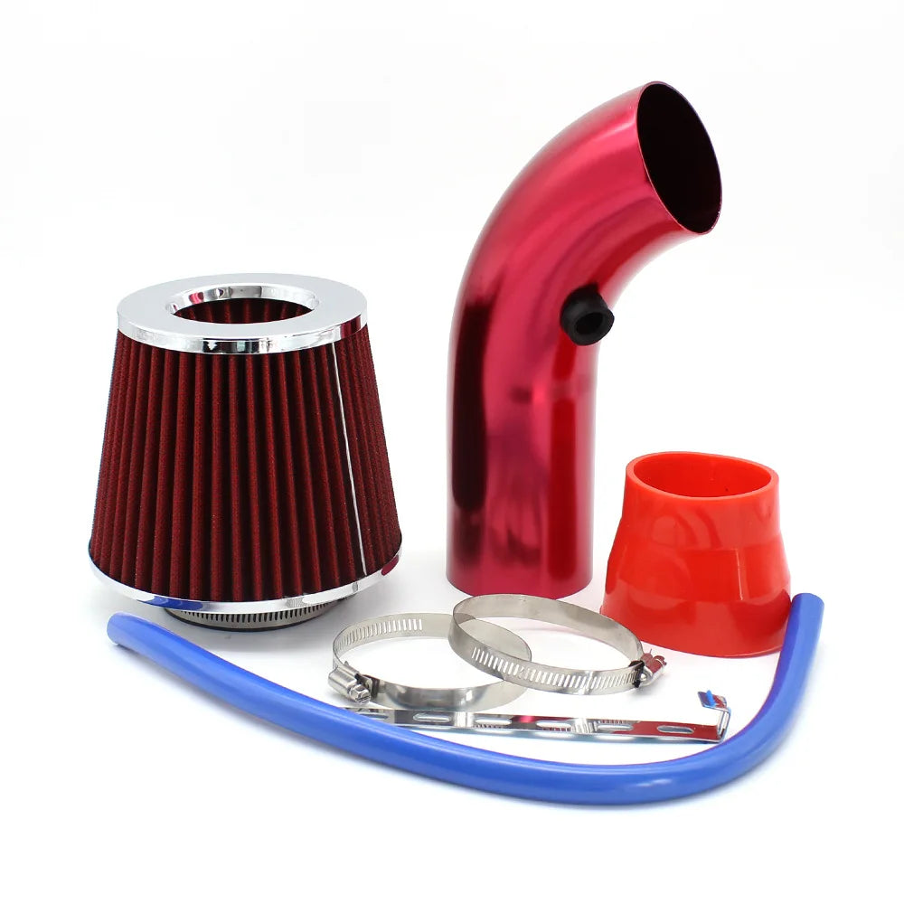 High-Performance Air Intake Pipe Kit adapter red 1