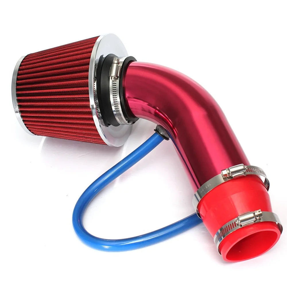 High-Performance Air Intake Pipe Kit adapter red