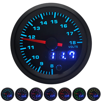 LED Performance Gauges – 7 Colour Multifunction Series 52mm 2 inch 5