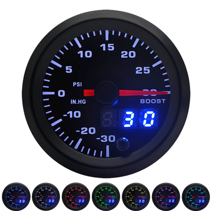 LED Performance Gauges – 7 Colour Multifunction Series 52mm 2 inch 