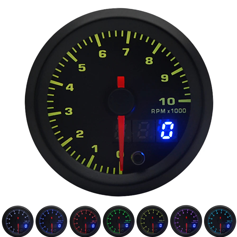 LED Performance Gauges – 7 Colour Multifunction Series 52mm 2 inch