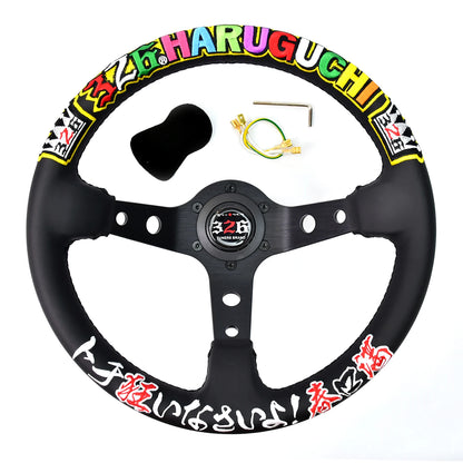 326 Tuners Japanese Embroidered Steering Wheel