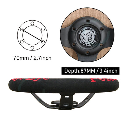 NO GOOD RACING 'Bye Bye Police' Steering Wheel