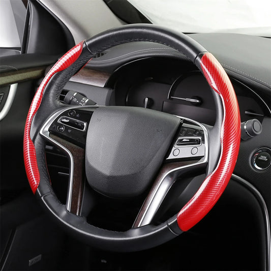GripGuard™ Universal Fit Carbon Fibre Steering Wheel Grips