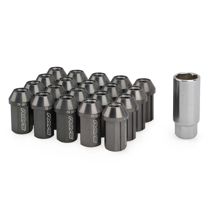 RAYS Aluminium Open Ended Wheel Nuts