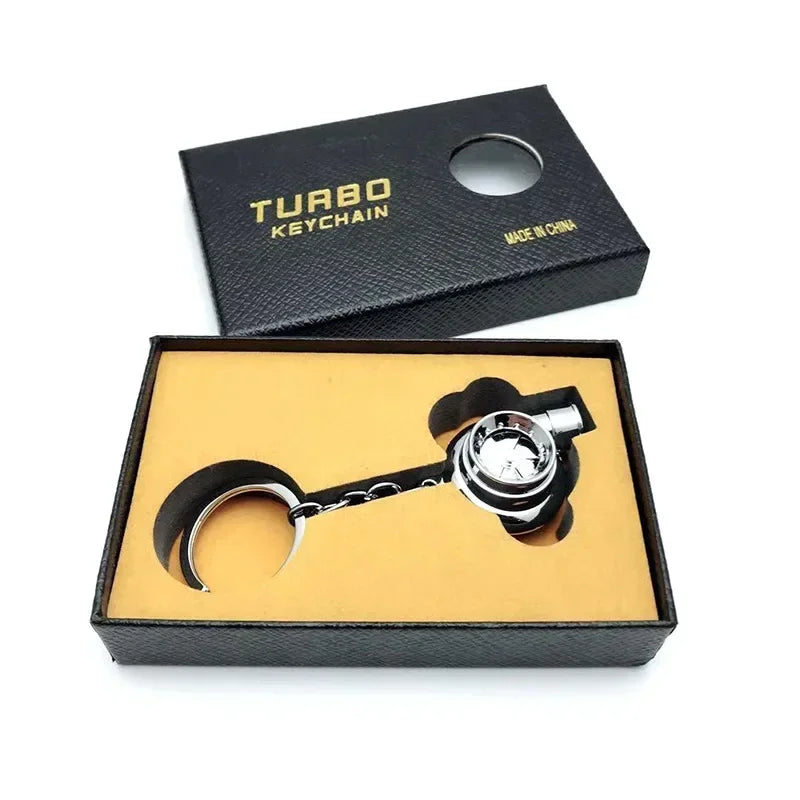 Spinning Turbo Keychain Keyring Spinnning Turbo Sound LED Light 3