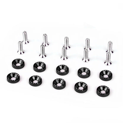 M6 Billet Aluminium Fasteners Set - 10 Pack