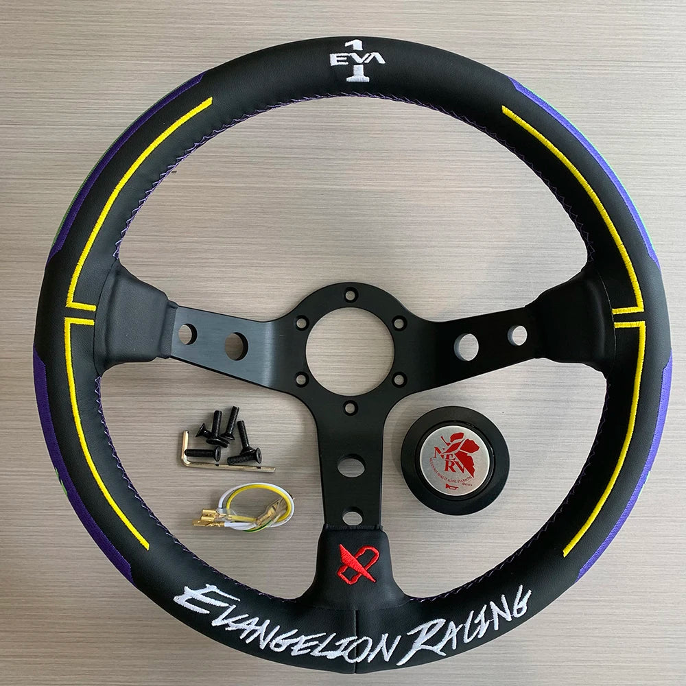 custom racing steering wheel kit front