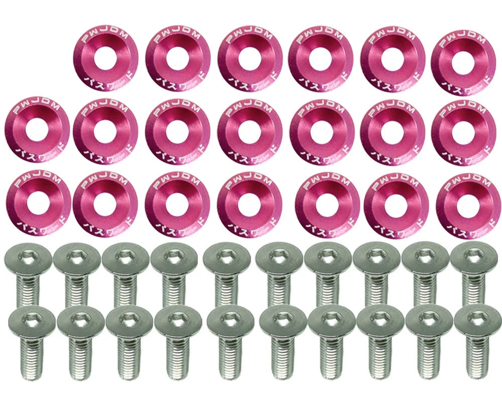 engine bolts and washers dress up kit pink