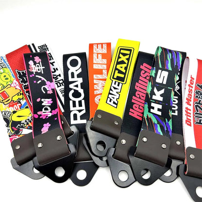 racing style tow straps various designs and styles jdm