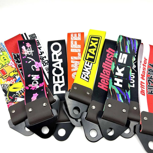 racing style tow straps various designs and styles jdm