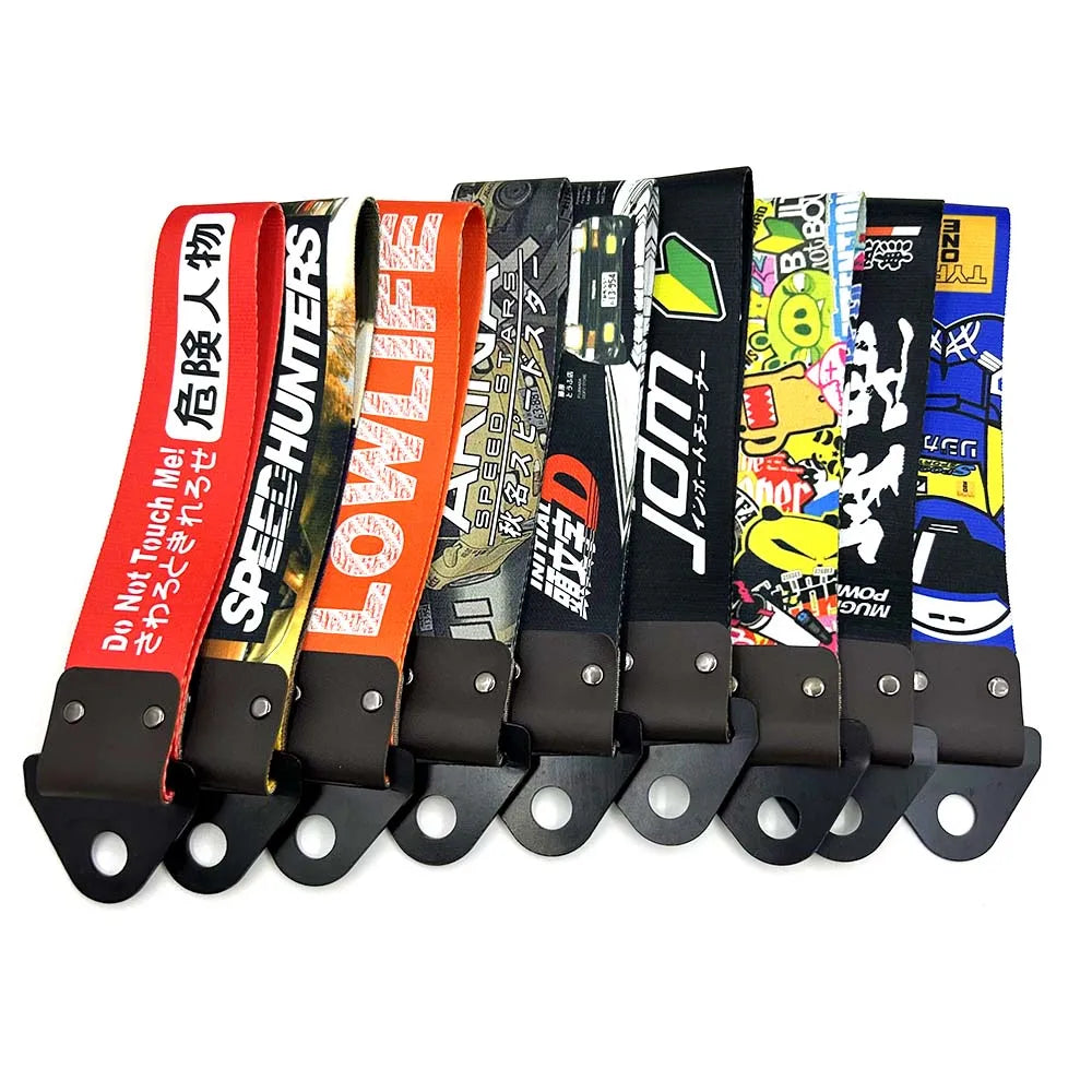 racing style tow straps various designs and styles jdm 2