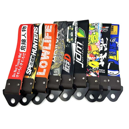 racing style tow straps various designs and styles jdm 2