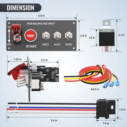 racing switch panel